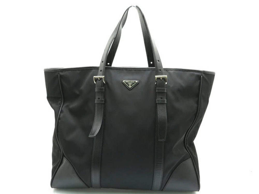 Prada Tote Tessuto Bag Black